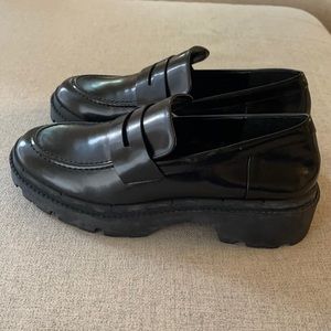ZARA black loafers